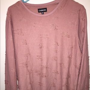 Long sweater shirt .